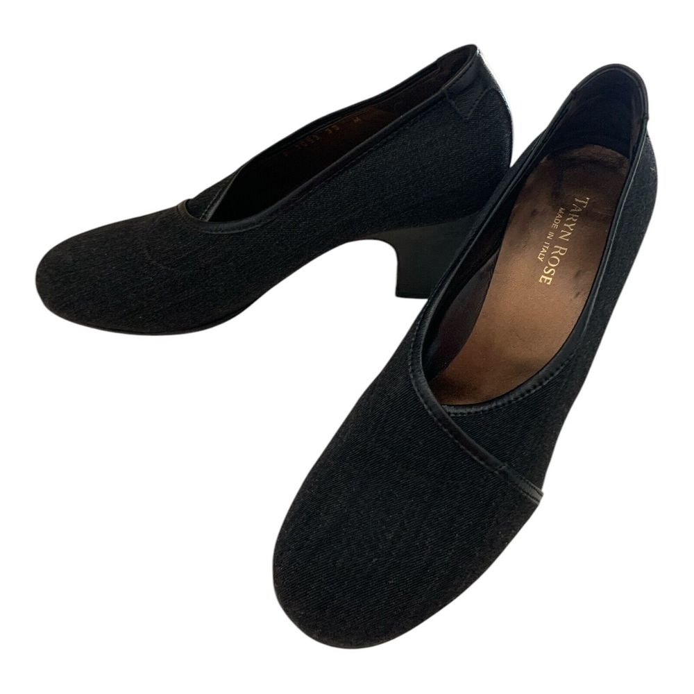 Taryn Rose Black Heeled Women's Shoes